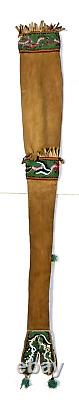Native American Northeastern Indian Scabbard or Sheath Beaded 1880's Lot#B