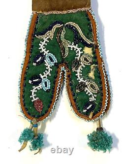 Native American Northeastern Indian Scabbard or Sheath Beaded 1880's Lot#B
