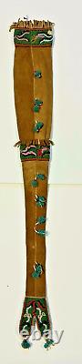 Native American Northeastern Indian Scabbard or Sheath Beaded 1880's Lot#B