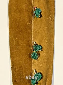 Native American Northeastern Indian Scabbard or Sheath Beaded 1880's Lot#B