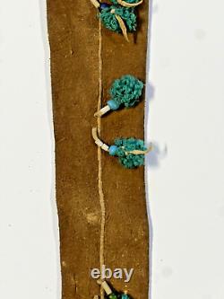 Native American Northeastern Indian Scabbard or Sheath Beaded 1880's Lot#B