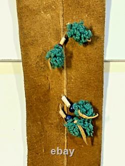 Native American Northeastern Indian Scabbard or Sheath Beaded 1880's Lot#B