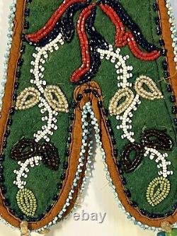 Native American Northeastern Indian Scabbard or Sheath Beaded 1880's Lot#B