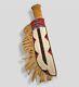 Native American Old Antique Style Indian Beaded Knife Cover Suede Leather Sheath