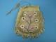 Native American Plains Indian Medicine Bag Leather Fringe Beaded on Both Sides
