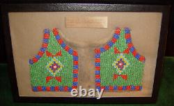 Native American Plains Indian Sioux Style Infant Beaded Vest