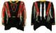 Native American Powwow War Shirt Beaded Detail Indigenous Beadwork Tribal SXS196