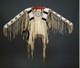 Native American Powwow War Shirt Fringe Beaded Detail Indigenous Handmade NA169