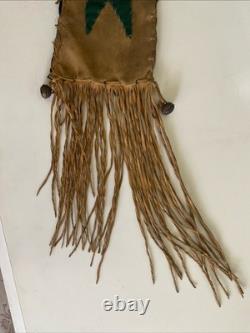 Native American Rare Antique Beaded Pipe Bag