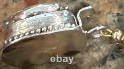 Native American Rare Carico Lake Turquoise Necklace, Polished, Navajo SS