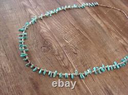 Native American Santo Domingo Turquoise Heishi 31 Necklace Eileen Coriz