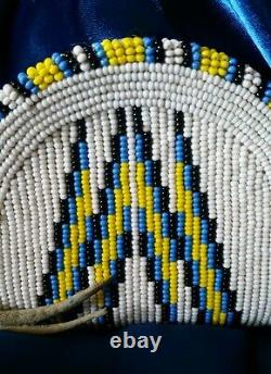 Native American Seed Bead Pouch Purse