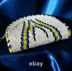 Native American Seed Bead Pouch Purse