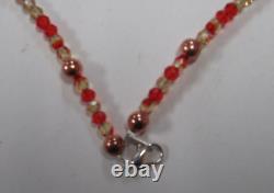Native American Seminole Handmade Spider Medallion Beaded Necklace C Johnson