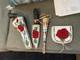 Native American Sioux Handmade Knife Sheath set Indian Beaded Knife Cover 4 Pcs