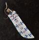 Native American Sioux Style Indian Beaded Leather Knife Sheath S806