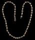 Native American Sterling Silver Necklace Tubular and Bench Beads