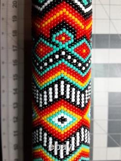 Native American Style 2 Beaded Walking Staff by AustinThreadCrafts