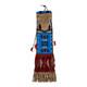 Native American Style Beaded Pipe Bag Suede Leather Tobacco Pouch Fringe Lakota