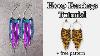 Native American Style Fringe Beaded Earrings Easy To Make Hoop Earrings Brick Stitch Tutorial