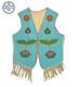 Native American Style Handmade Beaded Vest Powwow Regalia Tribal Vest BV920