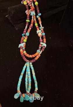 Native American Style Treasure Fetish Necklace