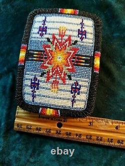 Native American Styled Beaded Belt Buckle