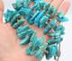 Native American Turquoise Nuggets Heishi Shell Spacer Beads Hook Clasp Necklace