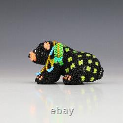 Native American Zuni Beaded Bear By Denise & Faron Gchachu