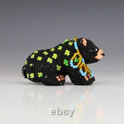 Native American Zuni Beaded Bear By Denise & Faron Gchachu