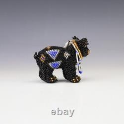 Native American Zuni Beaded Bear By Denise & Faron Gchachu