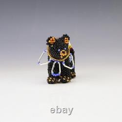 Native American Zuni Beaded Bear By Denise & Faron Gchachu