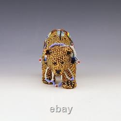 Native American Zuni Beaded Bear By Denise & Faron Gchachu