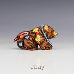 Native American Zuni Beaded Bear By Denise & Faron Gchachu