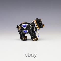 Native American Zuni Beaded Bear By Denise & Faron Gchachu