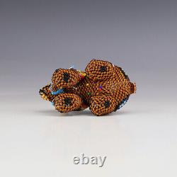 Native American Zuni Beaded Bear By Denise & Faron Gchachu