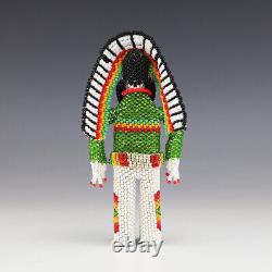 Native American Zuni Beaded Chief By Todd Poncho
