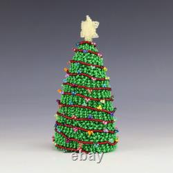 Native American Zuni Beaded Christmas Tree By Alesia Poncho