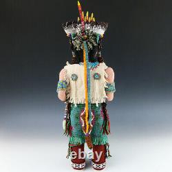 Native American Zuni Beaded Comanche Dancer By Farlan & Alesia Quetawki