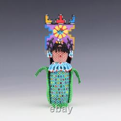 Native American Zuni Beaded Corn Maiden By Alesia Poncho
