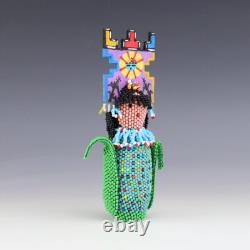 Native American Zuni Beaded Corn Maiden By Alesia Poncho