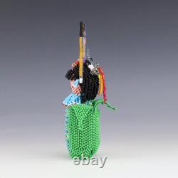Native American Zuni Beaded Corn Maiden By Alesia Poncho