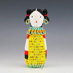 Native American Zuni Beaded Corn Maiden By Farlan & Alesia Quetawki