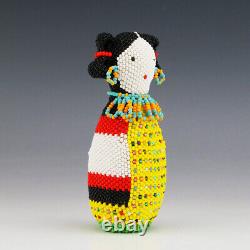 Native American Zuni Beaded Corn Maiden By Farlan & Alesia Quetawki