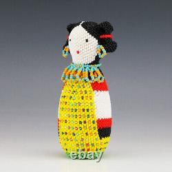 Native American Zuni Beaded Corn Maiden By Farlan & Alesia Quetawki