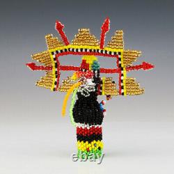 Native American Zuni Beaded Corn Maiden By Farlan & Alesia Quetawki