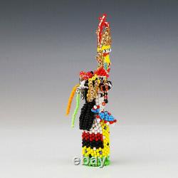 Native American Zuni Beaded Corn Maiden By Farlan & Alesia Quetawki