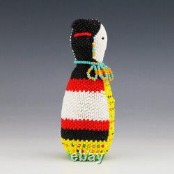 Native American Zuni Beaded Corn Maiden By Farlan & Alesia Quetawki