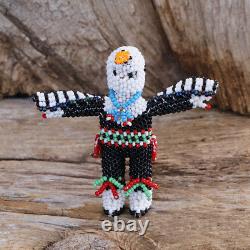 Native American Zuni Beaded Eagle Dancer By Todd Poncho