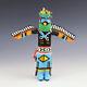 Native American Zuni Beaded Eagle Dancer By Todd Poncho